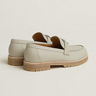 エルメス　モカシンフォーブル　37.5 名東】エルメス モカシン フォーブル サイズ37 1/2 ブラック シルバー